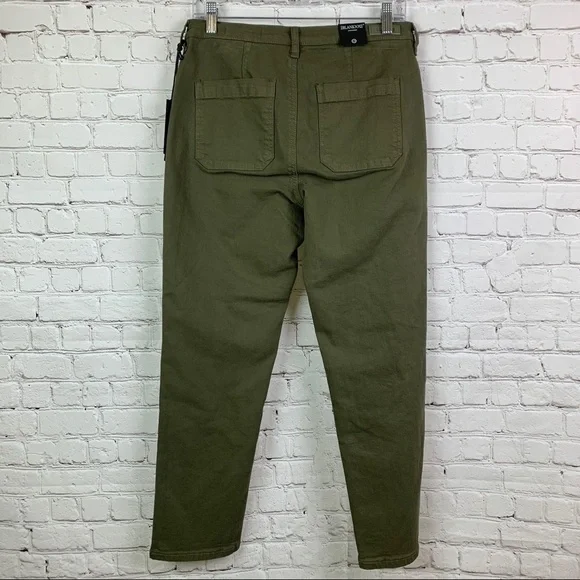 𝅺blank NYC Olive Green Jeans Size 28 - Picture 2 of 9